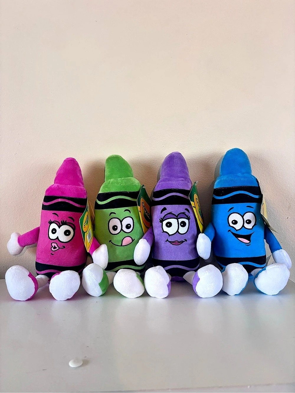 Crayola Crayon Character Plush Set of 4